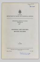 Whitesail Lake Map Area, British Columbia