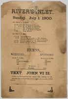 River's Inlet: Sunday, July 1 1900