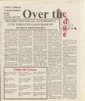 Over the Edge (newspaper), November 13, 1996