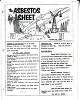The Asbestos Sheet 23 Oct. 1958