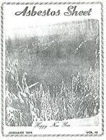The Asbestos Sheet Jan. 1974