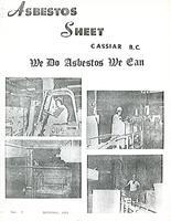 The Asbestos Sheet Sept. 1973