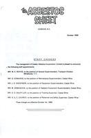The Asbestos Sheet Oct. 1968
