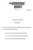 The Asbestos Sheet Mar. 1968