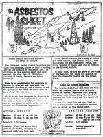 The Asbestos Sheet Sept. 1966