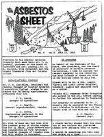 The Asbestos Sheet July 1965