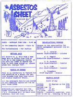 The Asbestos Sheet May 1965