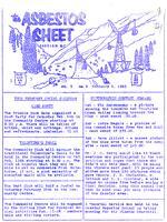 The Asbestos Sheet Feb. 1965