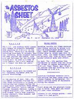 The Asbestos Sheet Sept. 1964