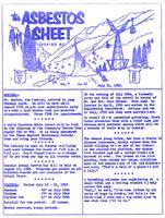 The Asbestos Sheet July 1963