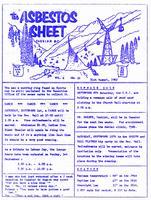 The Asbestos Sheet Aug. 1962