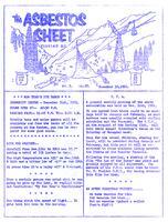 The Asbestos Sheet Dec. 1961
