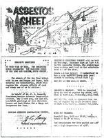 The Asbestos Sheet Dec. 1961
