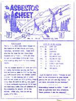 The Asbestos Sheet Sept. 1960
