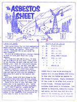 The Asbestos Sheet Aug. 1960