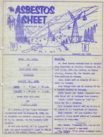 The Asbestos Sheet Jan. 1959