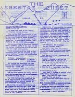 The Asbestos Sheet Mar. 1958