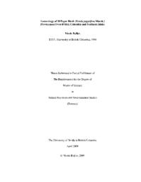 Genecology of 20 paper birch (Betula papyrifera Marsh.) provenances from British Columbia and northern Idaho.
