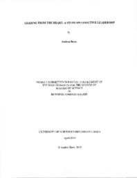 Leading from the heart: A study on effective leadership