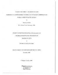 Across the street - in our backyard: barriers to labour market integration of recent immigrants in rural communities in Canada