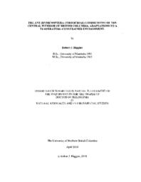 The ant (Hymenoptera: Formicidae) communities of the central interior of British Columbia: Adaptations to a temperature-constrained environment.