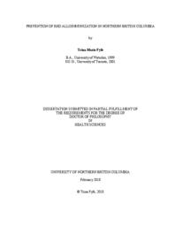 Prevention of RhD alloimmunization in Northern British Columbia