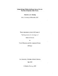 Lichen refugia within sub-boreal spruce forests: The role of riparian alder swales.