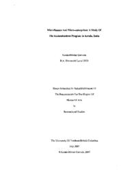 Microfinance and micro-enterprises: A study of the Kudumbashree Program in Kerala, India.