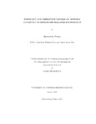 Prediction and preemptive control of network congestion in distributed real-time environment