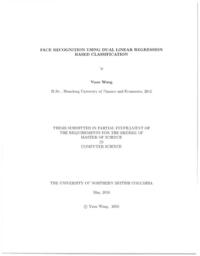 Face recognition using Dual Linear Regression based Classification