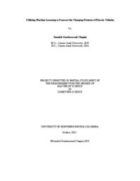 Utilizing machine learning to forecast the charging patterns of electric vehicles