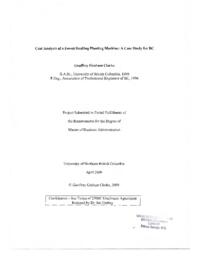Cost analysis of a forest seedling planting machine: a case study for BC
