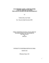 BC/AD (before cancer / after diagnosis): A poetic timeline of illness for patients and healthcare professionals