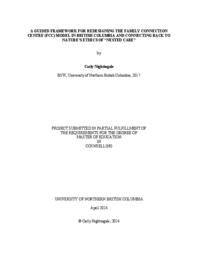A guided framework for redesigning the Family Connection Centre (FCC) model in British Columbia and connecting back to nature’s ethics of “nested care”