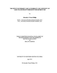 The effects of primary care accessibility and continuity of care on less-urgent emergency department use
