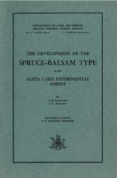 The Development of the Spruce-Balsam Type in the Aleza Lake Experimental Forest