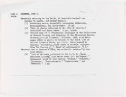 Materials Related to the Haida