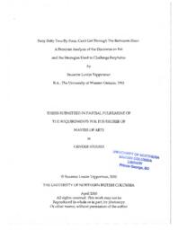 Fatty fatty two-by-four, can't get through the bathroom door: a feminist analysis of the discourse on fat and the strategies used to challenge fatphobia