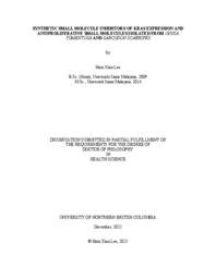 Synthetic small molecule inhibitors of KRAS expression and antiproliferative small molecules isolated from Onnia tomentosa and Sarcodon scabripes