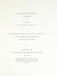 Substance abuse treatment: a case study