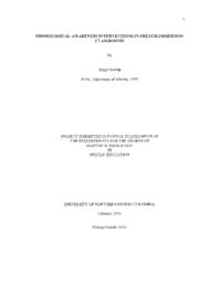 Phonological awareness interventions in French immersion classrooms