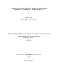 Promoting self-care for the patient with diabetes and depression: an integrative literature review