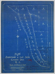 Plan of Subdivision of Lot 3050, Cariboo District, B.C.