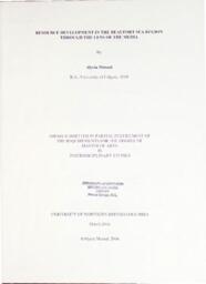 Resource development in the Beaufort Sea region through the lens of the media