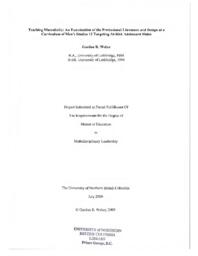 Teaching masculinity: an examination of the professional literature and design of a curriculum of Men's Studies 12 targeting at-risk adolescent males