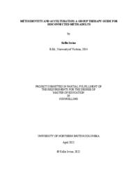 Métis identity and acculturation: A group therapy guide for disconnected Métis adults
