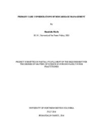 Primary care considerations of miscarriage management