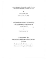 Ethnic mobilization among Russia's natives: the case of the Sakha Republic (Yakutia)