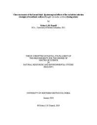 Close encounters of the burned kind: Spatiotemporal effects of fire on habitat selection strategies of woodland caribou (Rangifer tarandus caribou) during winter