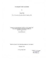 Standard unary algebras